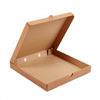 Коробка для пиццы 414*414*44 бурая